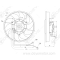 Car ac fan air cooling for A6/100/CABRIOLET